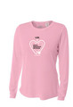Pink with L.P.N. slogan, ladies' cut