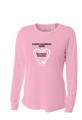 Pink with Passive Aggressive Nurse slogan, ladies' cut