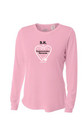 Pink with R.N. slogan, ladies' cut