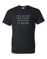 Black, 100% cotton, pre-shrunk tee.