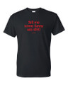 Black, 6 oz., 100% pre-shrunk cotton tee.