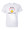 Screen printed on a White, 100% pre shrunk cotton tee.