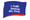 Blue side, 36" X 24", all weather nylon for lasting durability. 