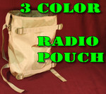 LOT OF (40) FORTY GENUINE U.S. MILITARY ISSUE Molle II LCE Radio Pouch 3-Color Desert Camo NEW / UNISSUED CONDITION