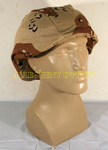 GENUINE U.S. MILITARY  ISSUE USGI ARMY 6-COLOR DESERT CAMO Helmet Cover Size: Large / Medium NEW / UNISSUED CONDITION