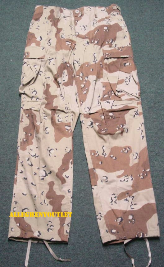 U.S. Military Chocolate Chip 6 Color Desert Camo BDU Pants Size XL-R V –  GRANDPOPSARMYNAVY