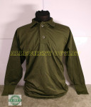 US MILITARY BUTTON UP TOP LIGHTWEIGHT THERMAL GREEN UNDERWEAR SHIRT MEDIUM NEW / LIKE NEW CONDITION