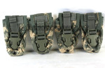 Lot of 4 - USGI Military MOLLE II Flashbang Flash Bang Grenade Pouch ACU NEW