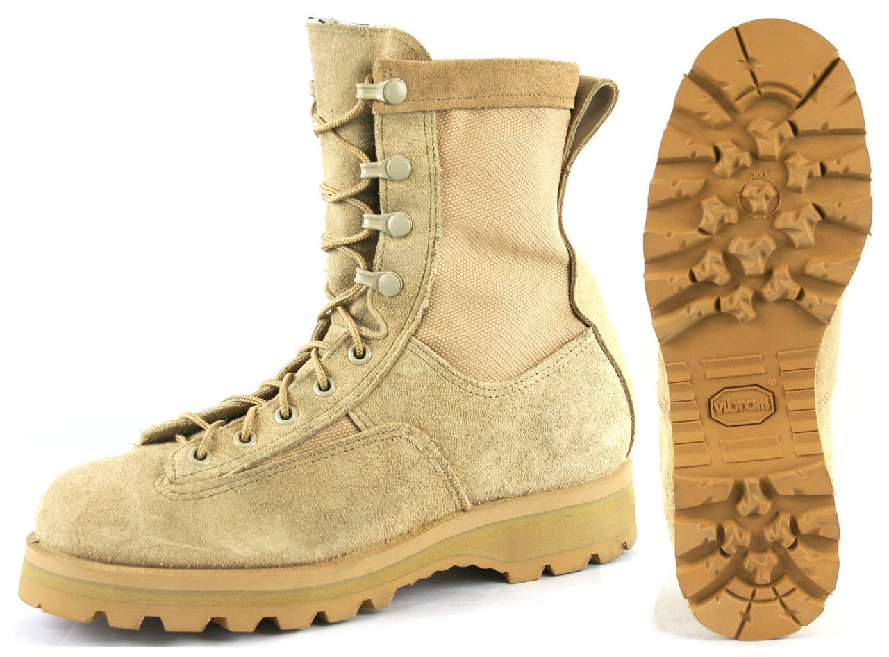 US Military 790 ICB GORETEX INFANTRY COMBAT BOOTS Vibram Sierra TAN NEW