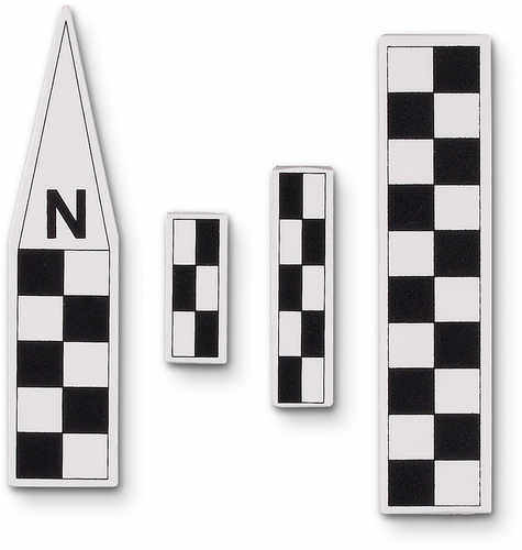 mini north arrow and scale set crimetech