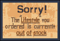 Lifestyle Out Of Stock