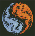 Fire Yin and Water Yang Dragons