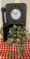 Vintage Retro Telephone Clock 11x13