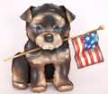 Dog with Flag