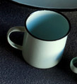 Enamel Mugs in Robin Egg Blue Color