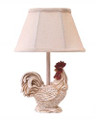 Chante Claire White Rooster Lamp