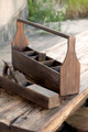 Farmers Divided Wooden Tool Box