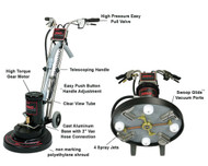 Rotovac 360 XL Rotary Carpet Cleaning Machine (With 4 shoe carpet head)