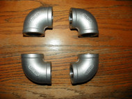 Stainless 1.25 inch 90 Elbows (Quantity 4)