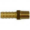 3/8in Hose Barbed X 3/4in Male Pipe Brass