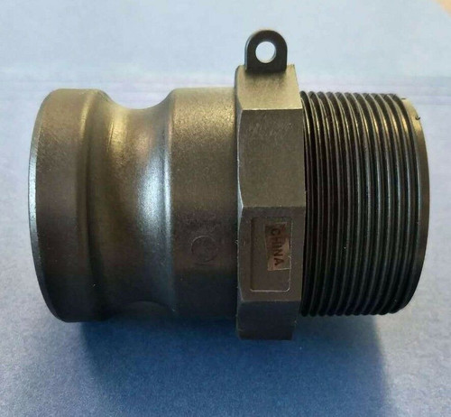 2" Inch Type F Polypropylene Male Camlock Adapter x Male Pipe NPT