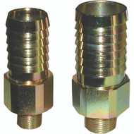 Inlet King Nipple  3/4” M NPT x 1-1/2” Hose Barb (steel-zinc coat).  For gravity feed systems.