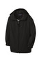 Black Hooded Windbreaker - Embroidered ARNG logo