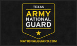 Custom 3' x 5' ARNG Shield Logo Full Color INDOOR Mats