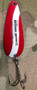 Red & White Fishing Lure 2 1/4" long