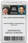Vinyl ID Badge Holder