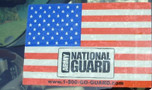 American Flag Static Window Cling