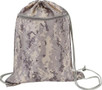 Digital Camo Zippered Cinch Sack