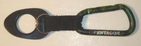 Camo Carabiner Bottle Holder