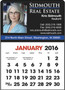 Full Color Stick Up Mini Wall Calendar