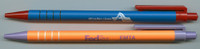 Rubber Barrel Click Pen