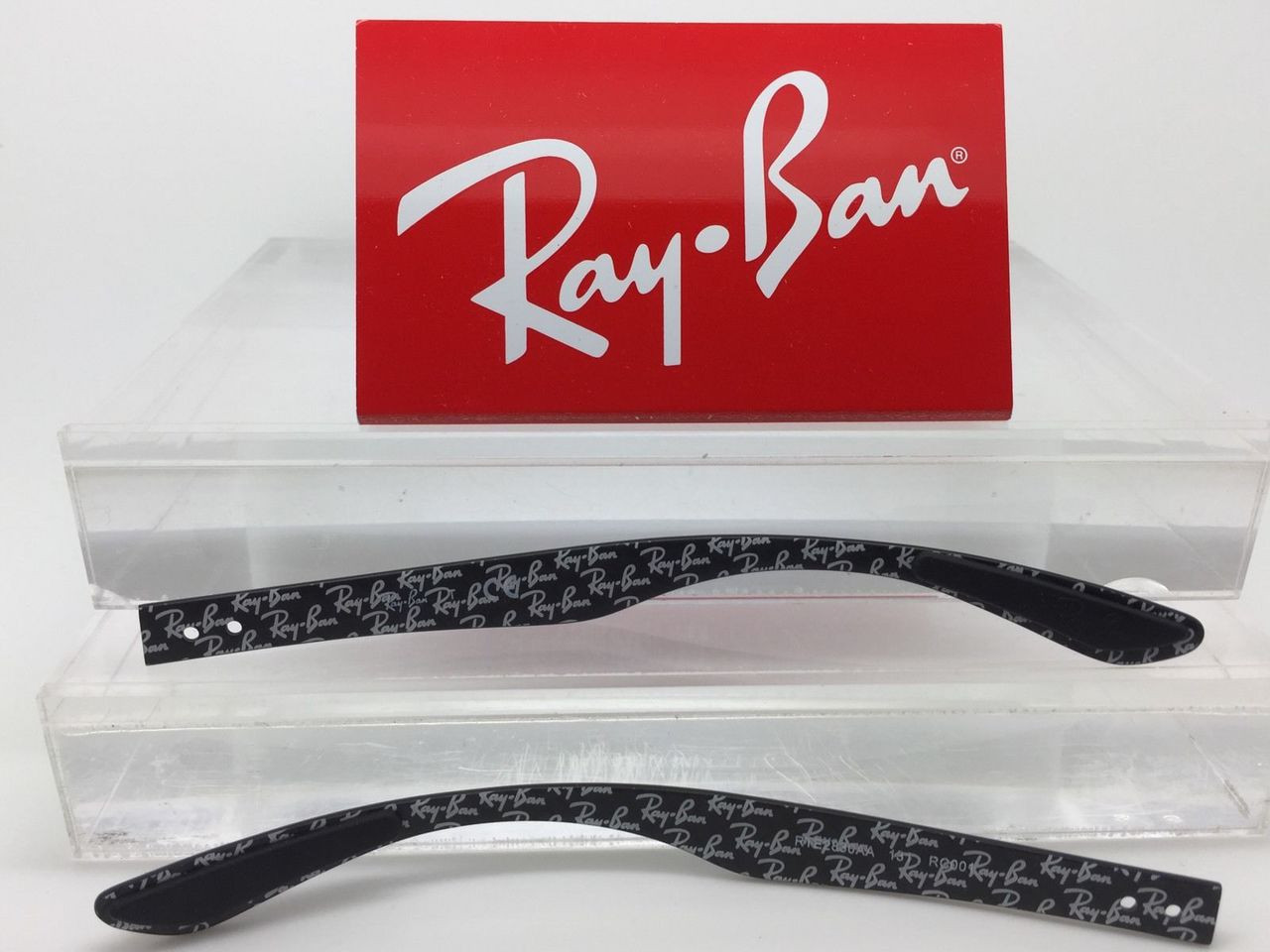 Authentic Rayban Rb 8415 Carbon Fiber W Black Logos Replacement Temples Length Www Sunglassreplacementlenses Com