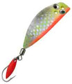 TK-453H  Trout Killer Size 1 and 2 Perch on a Yellow Blade with Holographic Tape