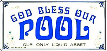 12" by 6" Decorative wall sign