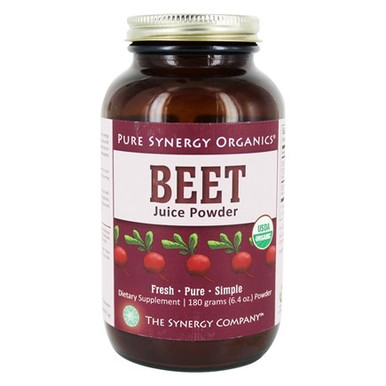 Sweet, smooth, utterly delicious, and alive with vibrant color! This freeze-dried Organic Beet Juice Powder not only tastes good but is also overflowing with potent phytonutrients like naturally occurring nitrates, betaine, and phenols. European heirloom beets are juiced and dried to yield a high-density juice powder for optimal results. Experience this wellness powerhouse — fresh, pure, simple!
