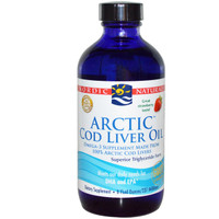 Arctic Cod Liver Oil 8oz Strawberry