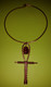 Copper LoveAnkh with Crystal (Choker)