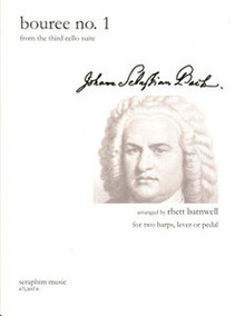 Bouree No. 1 - J. S. Bach, Harp Duo, arr. Rhett Barnwell
