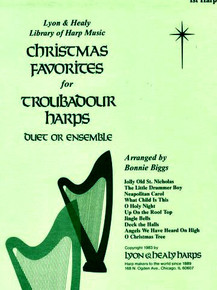 Christmas Favorites for Troubadour Harps by Bonnie Biggs