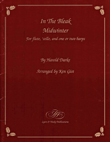 In the Bleak Midwinter (flute, cello, and harp) by Ken Gist