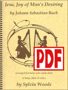 PDF Jesu, Joy of Man's Desiring by Bach / Sylvia Woods 