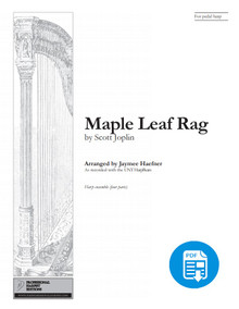 Maple Leaf Rag for Harp Ensemble arr. by Jaymee Haefner - PDF Download