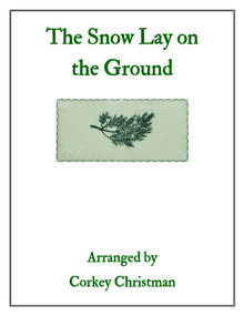 The Snow Lay on the Ground arr. by Corkey Christman for pedal harp - PDF Download