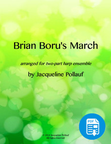 Brian Boru's March for harp ensemble arr. by Jacqueline Pollauf - PDF Download