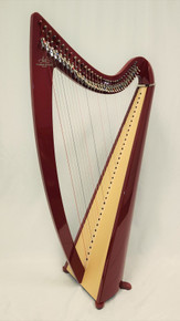 Camac Ulysses- 34 String Carbon Fiber Harp (Red Consignment  #W2091)
