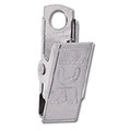 5705-3500 - Metal Clip Embossed  U Bulldog 100 Per Pack
